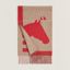 Casaque Love Story scarf, écarlate/beige chiné