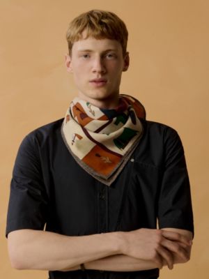 Jeu de Piste scarf 65, View: Worn, worn, view 2 of 3