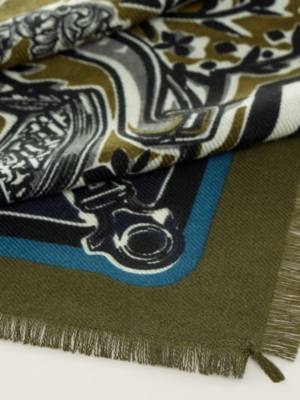 Etriers de Couleurs fringed scarf 65, View: Detail, detail, view 3 of 3