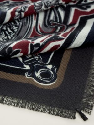Etriers de Couleurs fringed scarf 65, View: Detail, detail, view 4 of 4