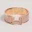 Clic Clac H glitter bracelet, rose cassata