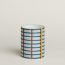 Perimetre Basket Osier high vase, small model, outremer