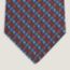 Carre d'As tie, indigo/orange