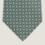 H Maillon tie, vert amande/blanc/bleu marine