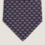 H au Maillon tie 7&nbsp;cm, bordeaux/bleu/blanc