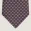 H au Maillon tie 7&nbsp;cm, gris/orange/blanc