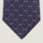 H Jumbo tie, marine/rouge/ciel