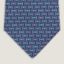 H Jumbo tie, bleu marine/rose/blanc