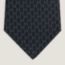 Dancing H tie, noir/gris