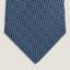 H Gothique tie, marine/azur