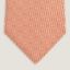 H Gothique tie, orange/blanc