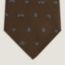 Tutti Frutti Equestre tie 7&nbsp;cm, marron/azur