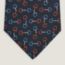 Mors Tricolore tie, marine/orange/ciel