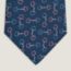 Mors Tricolore tie, indigo/rose/ciel