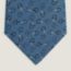 Mors Tricolore tie, azur/marine/blanc