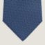 Geometrical H tie, azur/bleu marine