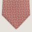 Mors Haltere tie, orange/blanc
