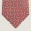 Mors Vibrants tie, orange/blanc/azur