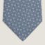 Mors Vibrants tie, gris/blanc/bleu moyen