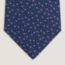 Coeurs Petillants tie, marine/rose