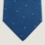 H Aleatoire tie, bleu moyen/blanc