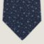 Stars Petillants tie, marine/azur