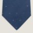 H Micro tie, bleu marine clair/multicolore
