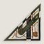 Clic-Clac triangle, kaki/naturel/noir