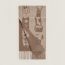 Colliers de Chiens scarf, taupe chiné/beige chiné