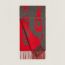 Colliers de Chiens scarf, coquelicot/flanelle