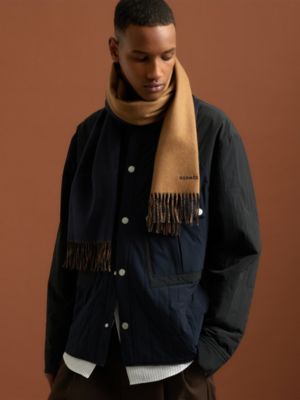 “双面”围巾, 视图: 图片：产品佩戴, worn, 当前为第2张（共2张）