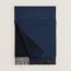 “双面”围巾, 海军蓝/深海蓝
