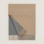 Recto-Verso scarf, gris chiné/beige