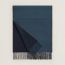 Recto-Verso scarf, bleu marine/bleu ardoise
