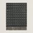 H Ecossais scarf, anthracite/gris flanelle/gris