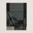 H Passant scarf, flanelle/noir
