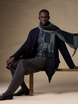 H Passant围巾, 视图: 图片：产品佩戴, worn, 当前为第2张（共3张）