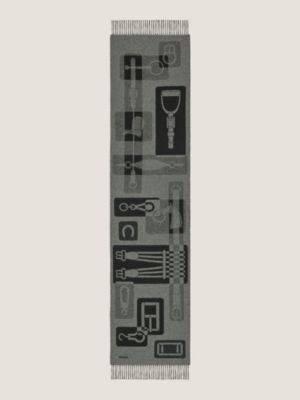“马术装饰模板”围巾, 视图: 背面, back, 当前为第6张（共6张）