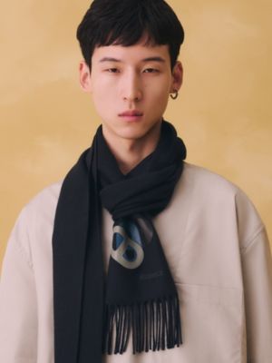 Panorama Chaine d'Ancre scarf, View: Worn, worn, view 2 of 3
