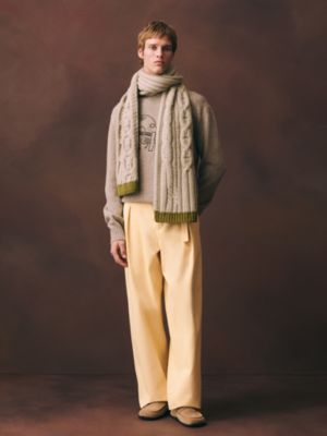 Maillons d'Hiver scarf, View: Worn, worn, view 2 of 3