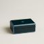 Facettes H Tissage poker card box, bleu grands fonds