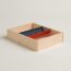 Messager pencil case rack, capucine/bleu de Malte