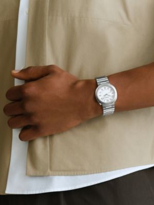 Hermès Cut watch, Large model, 36&nbsp;mm, View: Worn, worn, view 3 of 6