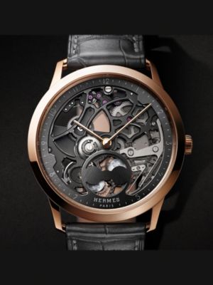 Slim d'Hermès Squelette watch, 39.5&nbsp;mm, View: Detail, crop, view 3 of 3