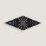 Cannes et Pommeaux losange, noir/gris clair/anthracite