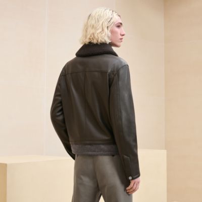 Leather - Hermès Jackets and Coats for Men | Hermès Mainland China