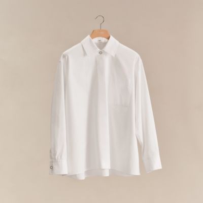 HERMES アイボリー カットソー HERMES 25AW Tシャツ《Palefroi/パルフロワ》コットン 直営店