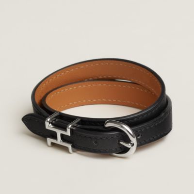 Clic HH Bandana So Black bracelet | Hermès Mainland China