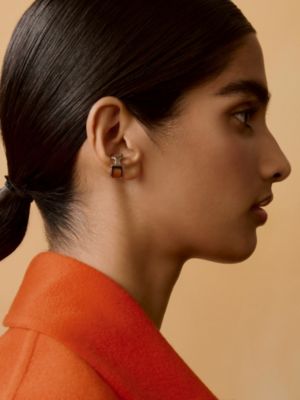Olympe ear cuff, small model, View: Worn, worn, view 2 of 2