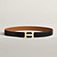 View: , 5382 Faubourg belt buckle & Reversible leather strap 32 mm